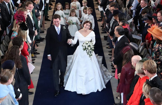 İngiltere Kraliçesi Elizabeth'in torunu evlendi! Düğüne yıldızlar akın etti