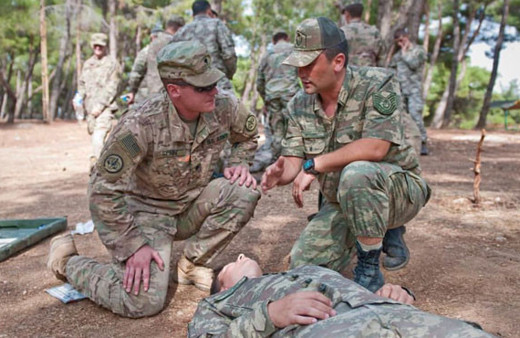 Münbiç için ABD askerlerinin Gaziantep'teki eğitimi sürüyor