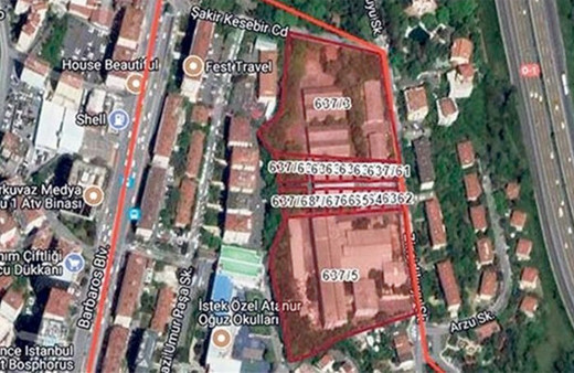 Beşiktaş'taki jandarma arsasına 472 milyon TL teklif