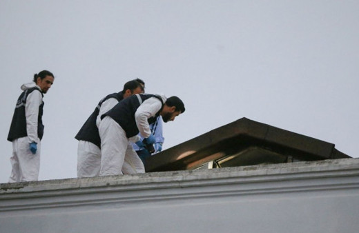 Polis arama yapmak için konsoloslukta!