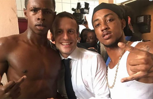 Macron fotoğrafı Fransa'ya karıştırdı
