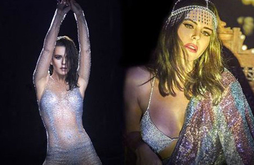 Simge Sağın'ın gecelikli paylaşımı olay oldu