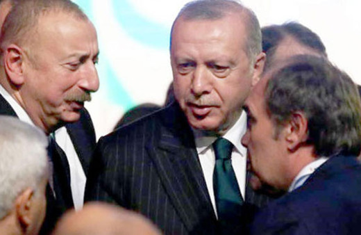 Erdoğan, Aliyev ve Demirören sohbet etti