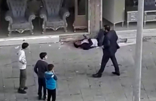 Erzurum'da trafik magandası dehşet saçtı!