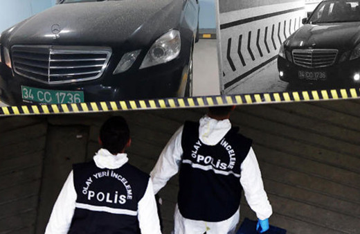 Otoparkta ikinci konsolosluk aracı