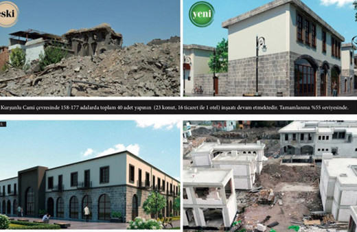 PKK'nın tahrip ettiği Sur'daki değişim göz kamaştırdı 