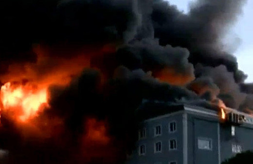 Esenyurt'ta fabrika yangını