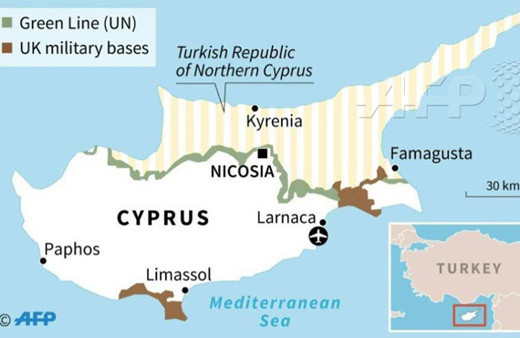 Fransız haber ajansı AFP'nin Kıbrıs paylaşımı Rumları çıldırttı!