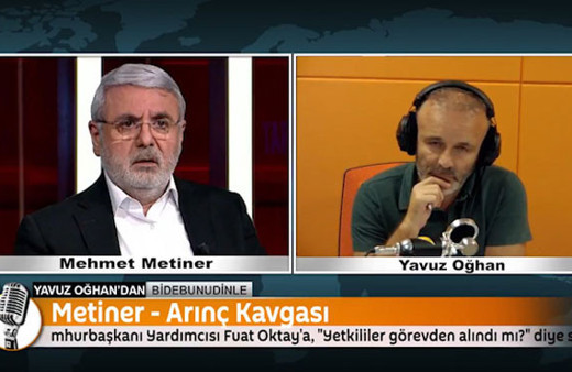 Mehmet Metiner'den Mücahit Arınç'a: Yalan söylemek babasından miras olabilir
