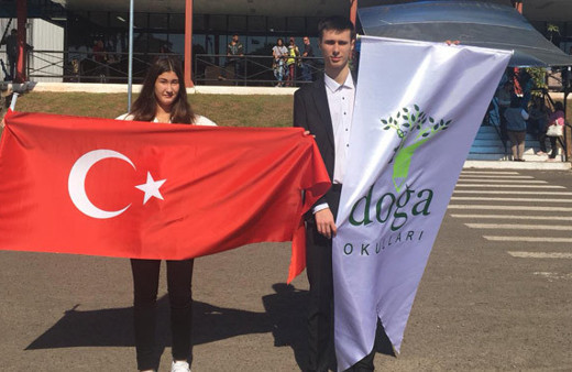 Doğa Koleji iki gözde projesiyle Mostratec Bilim Olimpiyatları için Brezilya'da