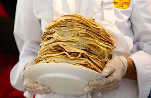 140 aşçı 8 saatte hazırladı! Bu bir rekor