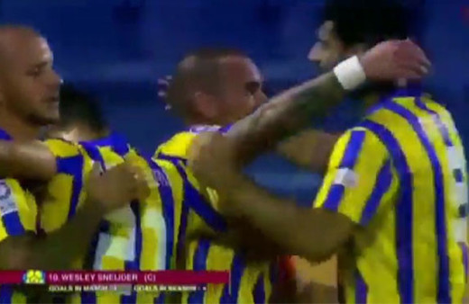 Wesley Sneijder'den klas gol! Al-Gharafa farka gitti