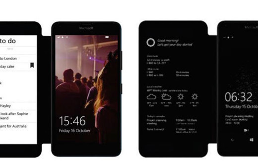 Microsoft Research telefon kılıflarının iç yüzü için ayrı bir ekran geliştirdi
