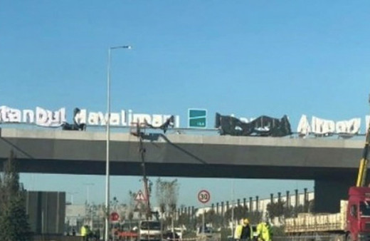 3. havaalanının ismi İstanbul Havalimanı mı tabelası asıldı