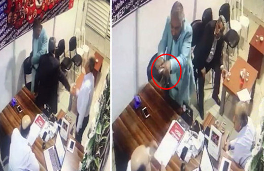 Belediye başkanı ilçe başkanına silah çekti! 