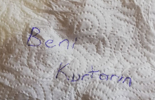 Film gibi operasyon! Peçeteye yazdığı notla kurtarıldı...