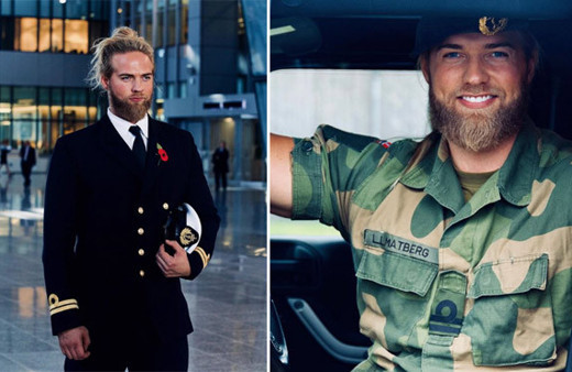 NATO'nun sembol yüzü seçilen Norveçli Teğmen sosyal medyayı salladı!