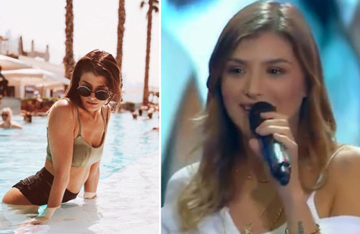 O Ses Türkiye'de yarışan Süper Lig futbolcusunun eşi sosyal medyayı sallıyor! 