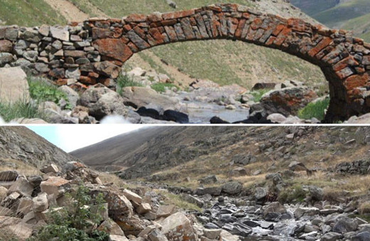 Köylüler şaşkın! 300 yıllık tarihi köprü bir anda ortadan kayboldu
