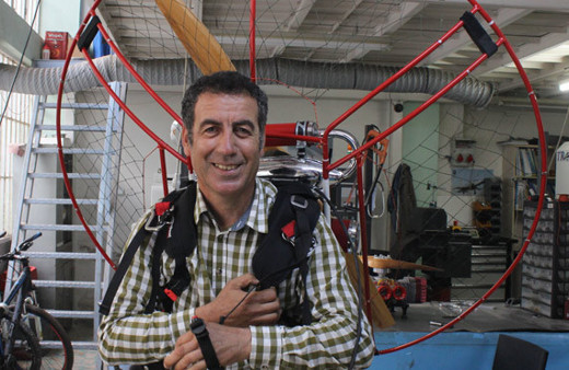 20 yıl Türk Hava Kuvvetleri'nde çalıştı yüzde yüz yerli paramotor üretti!