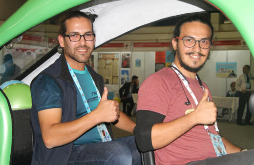 Kaportalı hibrit bisiklet TUBİTAK sergisinde ilgi odağı oldu