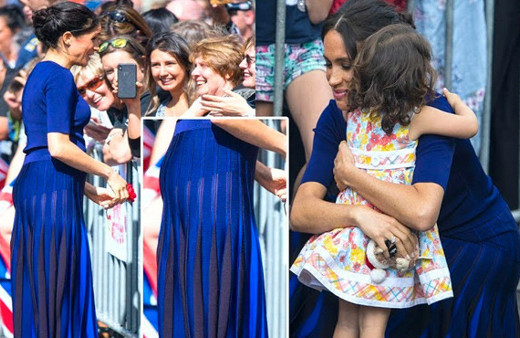 Meghan Markle transparan eteğiyle dünyayı şoke etti!