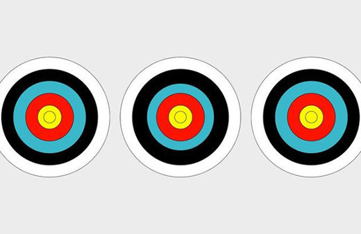 Dünyanın en zor dikkat testi! Hedef tahtalarından hangisi farklı?