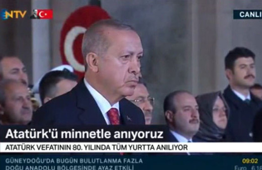 Devlet erkanı Anıtkabir'de Cumhurbaşkanı Erdoğan Ata'ya mesajını paylaştı 