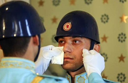 Dolmabahçe'de duygu dolu anlar gözyaşlarını tutamadı