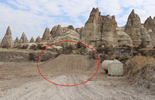 Bunu da gördük binayı toprağa gömdüler