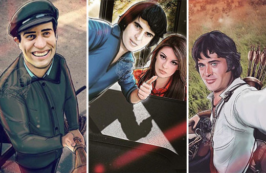 Cüneyt Arkın, Tarık Akan, Kemal Sunal... İşte Yeşilçam selfie serisi