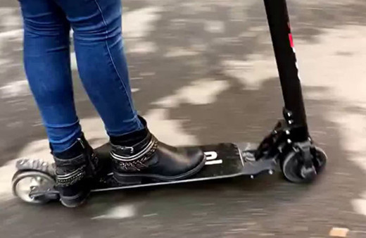 Scooter kullanan çocuğa 6 ceza puanı yazıldı