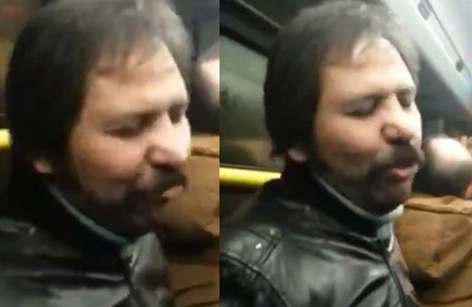 Sosyal medya onu konuştu! Gebze minibüsünde Müslüm Gürses