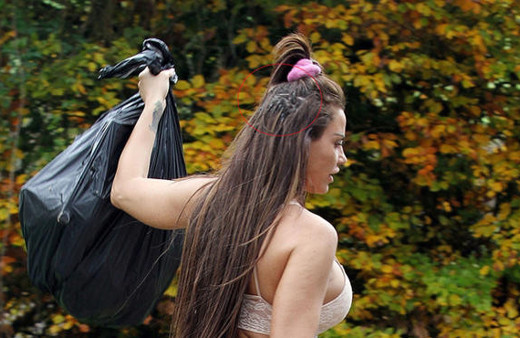 Sosyetenin yeni trendi: Çöp atıp geleceğim