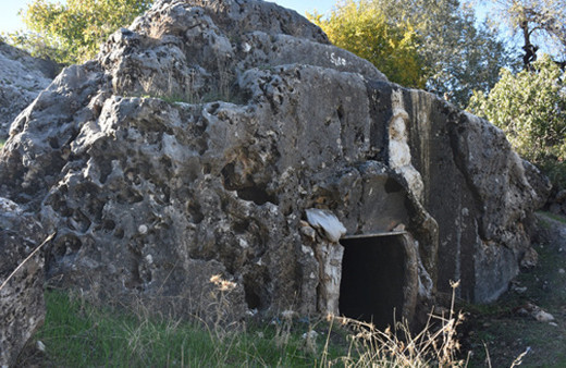 Adıyaman'da  Roma dönemine ait oyma mezar yapısı bulundu