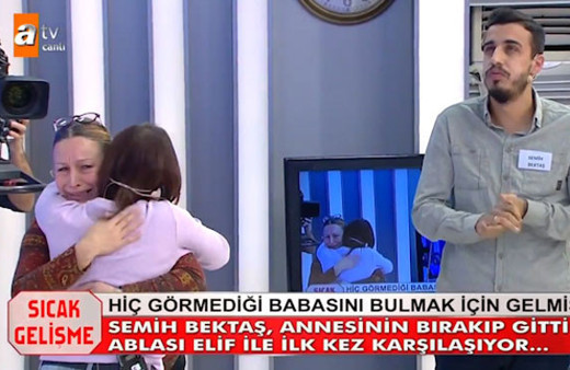 ATV'de gözyaşlarına boğan Semih Bektaş olayı! Ablası ve abisini ilk kez gördü 