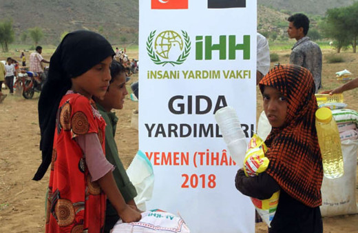 İHH İnsani Yardım Vakfı Acil Yardım Çalışmaları'nda 13 bin 255 Yemenliye gıda kolisi ulaştırdı