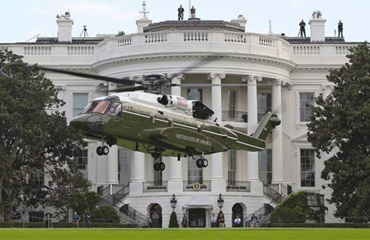 Trump kendine yeni helikopter aldırdı Beyaz Saray'ı tarumar etti