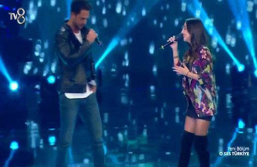  O Ses Türkiye'de Murat Boz ile Gülce'den muhteşem düet!