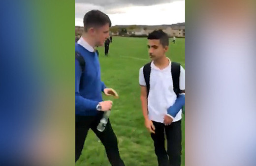 Öğrencilerin Suriyeli mülteci çocuğa yaptığı zorbalık