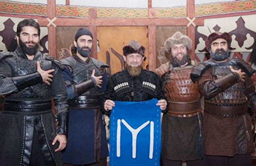 Diriliş Ertuğrul setinde bir lider Kadirov'un Engin Altan Düzyatan üzüntüsü