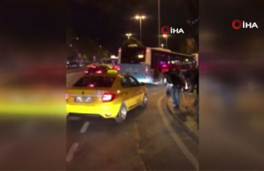  Taksiciler engelli vatandaşı almadı! O anlar kamerada 