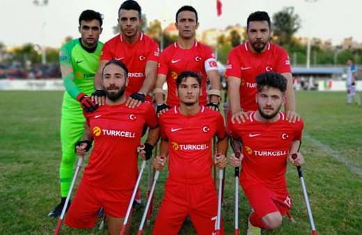 Ampute milli takımı finale yükseldi!