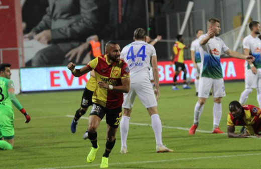 Göztepe sahasında Rizespor'u mağlup etti!