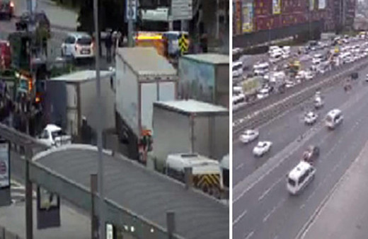 E-5'te kaza TEM otoyolunu kullanın !