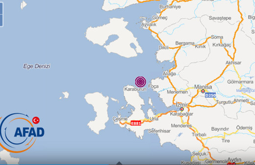 Ege'de deprem meydana geldi büyüklüğü ne kadar? 
