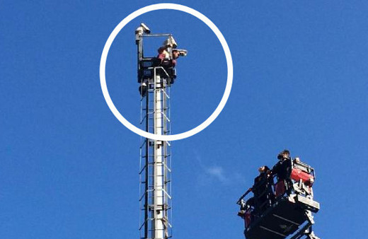 Yürekler ağza geldi! Dolmabahçe'de intihar girişimi