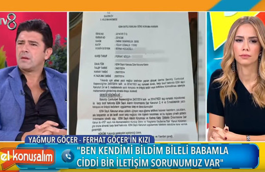 Yağmur Göçer babası Ferhat Göçer'e ateş püskürdü! 