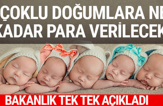 Bakanlık açıkladı ! İkiz doğumlara para yardımı hastalara ise fatura...