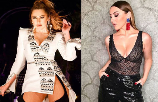 Hadise O Ses Türkiye setinde eteğini kaldırıp paylaşım yaptı sosyal medya yıkıldı